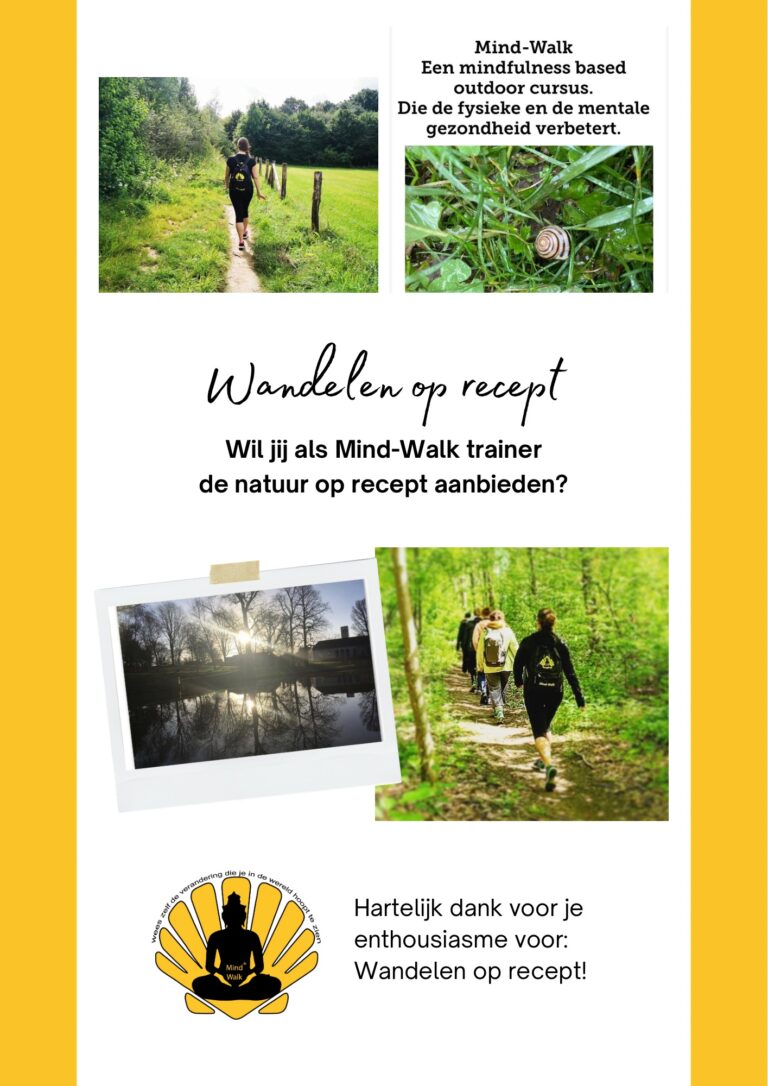 Wandelen op recept Beweeg Begeleider